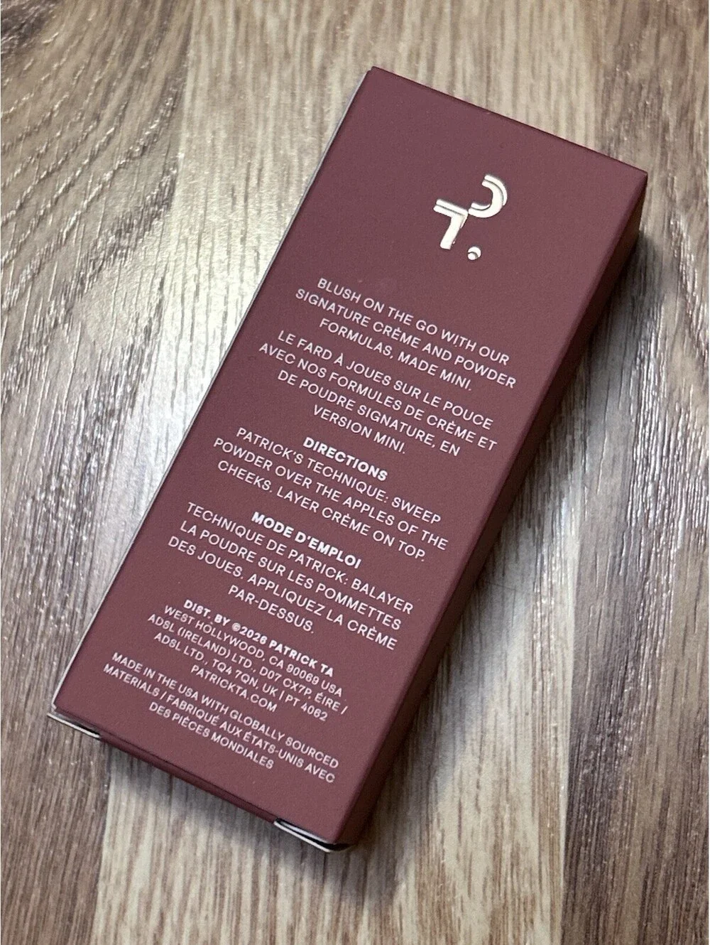 Patrick Ta Major Headlines Double-Take Crème & Powder Blush She Left Me On Red